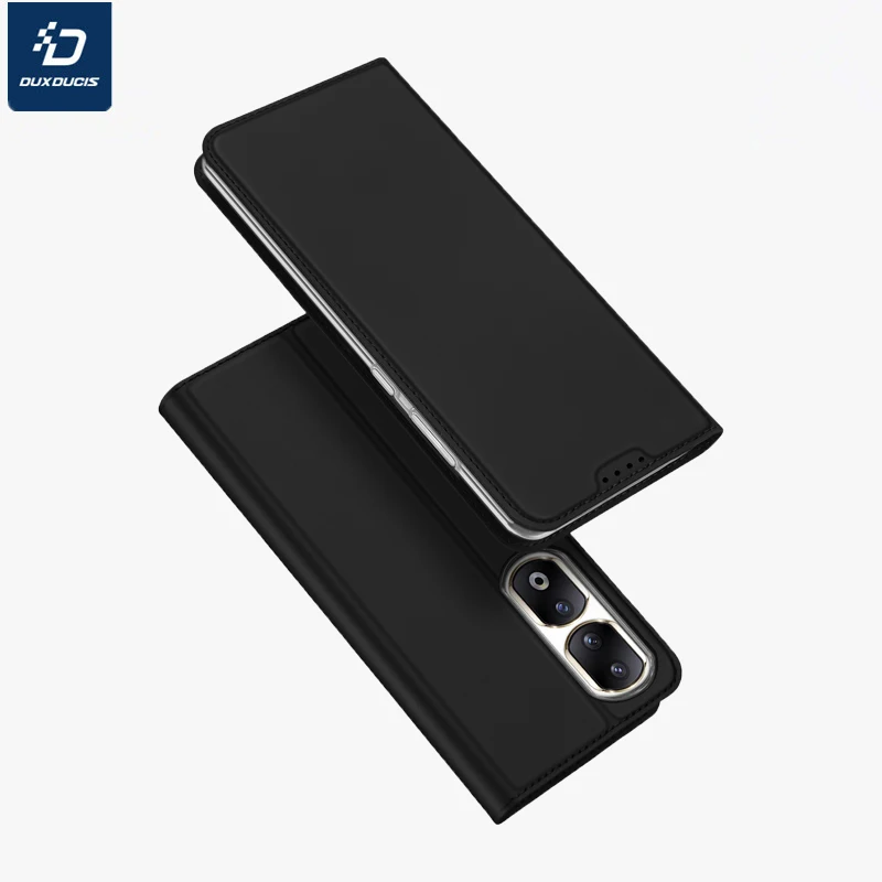 

DUX DUCIS роскошный флип-ультратонкий кожаный кошелек Cace для Honor 90 Pro 6,78 "магнитный кожаный слот для карт противоударный чехол для телефона