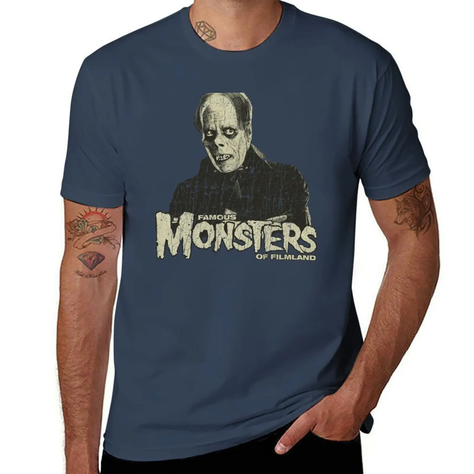 

Famous Monsters Phantom T-Shirt man t shirt cotton man t shirt heavy cotton funny t shirts cotton T-Shirt