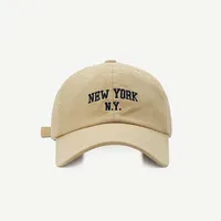 Letter Embroidery Retro Baseball Caps Sun Protection Adjustable Snapback For Women Men Outdoor Sports Travel Running Peaked Cap