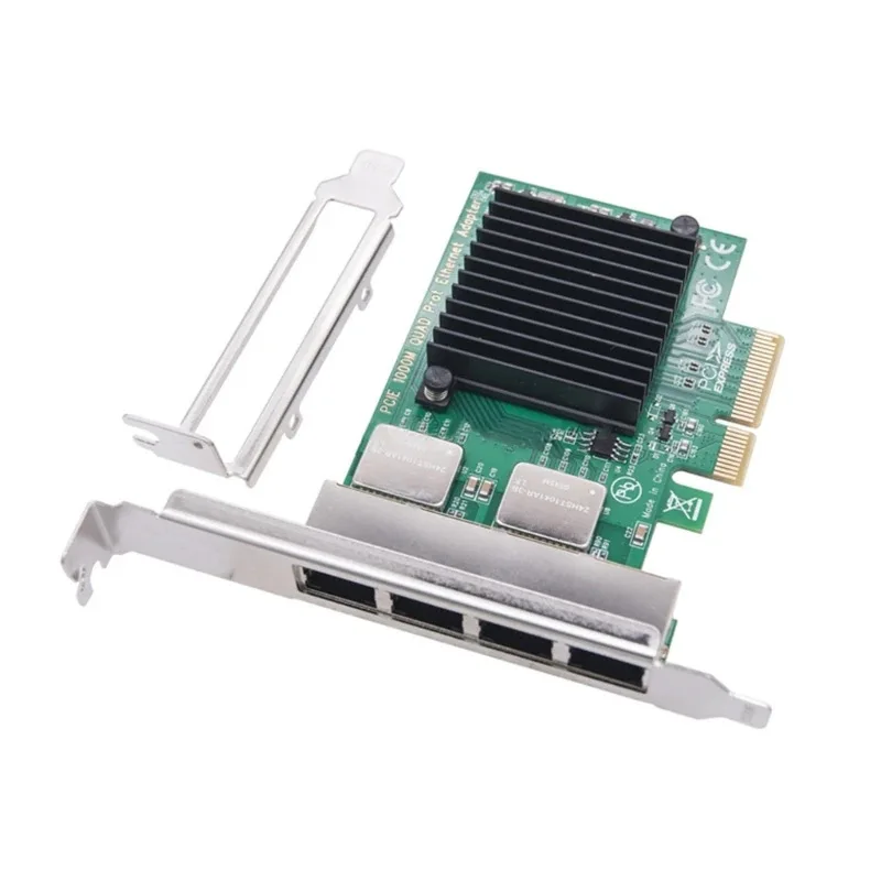 PCIe Gigabit 2-Port Four Port High Speed Server Network Card External Desktop Computer I350AM4 Chip