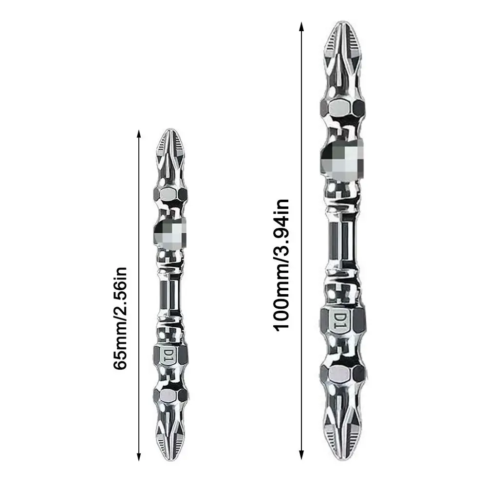 65/100mm Cross Bit Non-slip Anti-rust Cross Screwdriver Bit S2 High Hardness Magnetic Hand Drill Bit