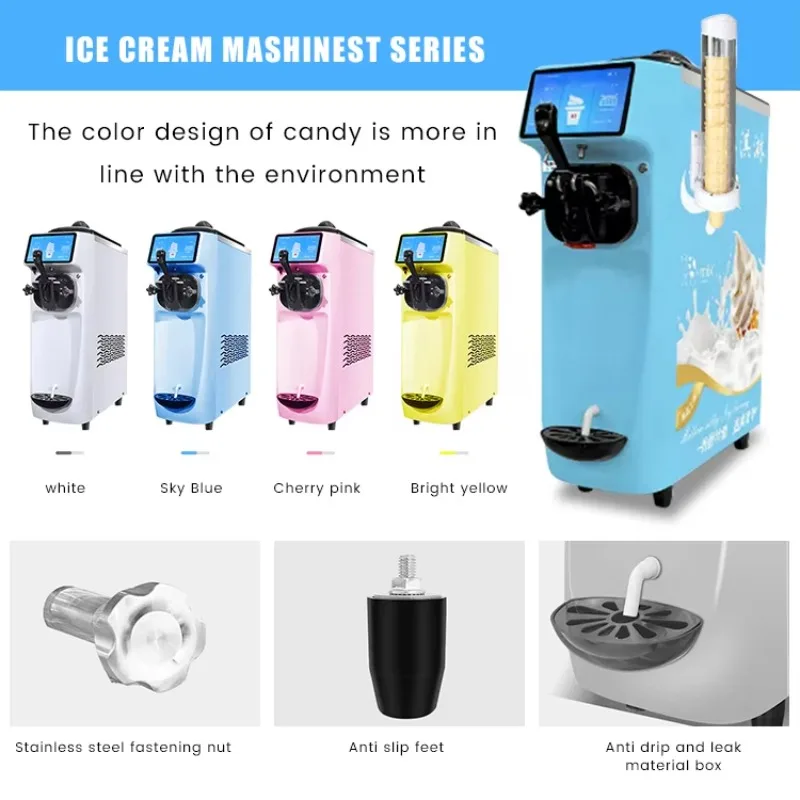Soft Serve Fully Automatic Paletto Commercial Malaysia At Home Price House Hold Ice Cream Machine