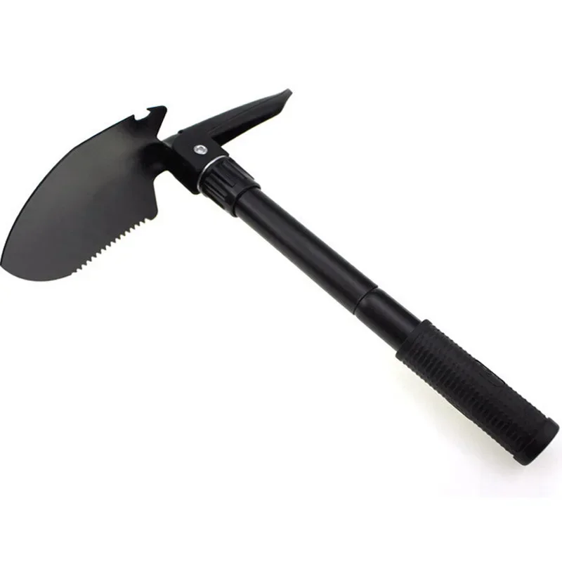 Imagem -04 - Dobrável Militar Multifuncional Mini Jardim Camping Pás Survival Outdoor Pocket Tools Alça de Liga de Alumínio pá