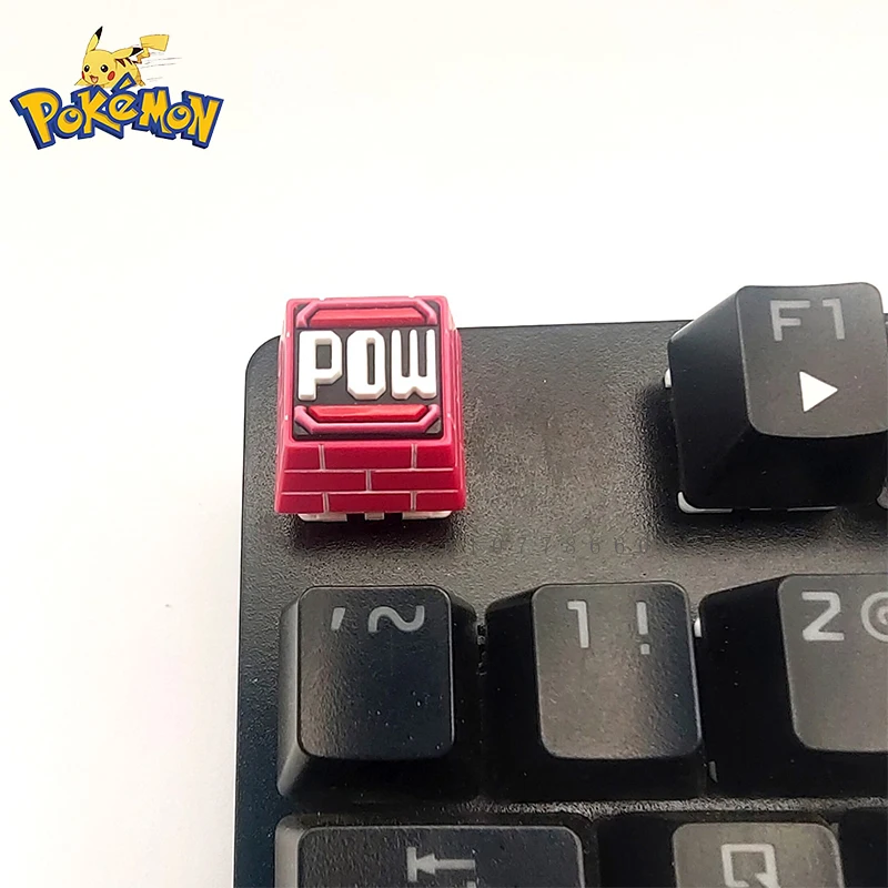 スーパーマリオブラザーズポケモンキーボードパーソナライズされたメカニカルキーボードゲームキャラクター手作りギフト樹脂カスタマイズ