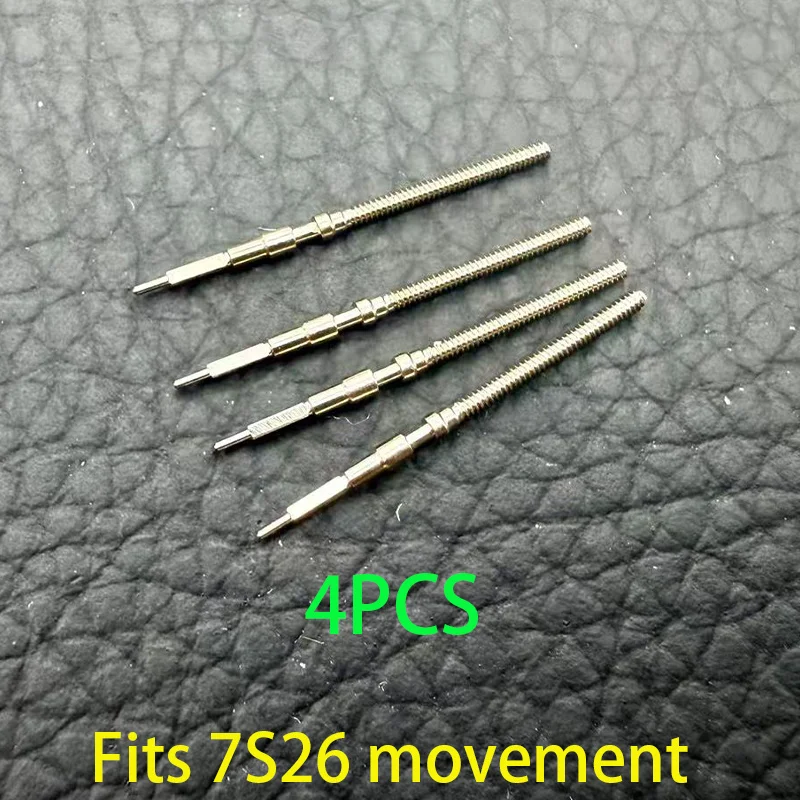 2PCS/4PCS 7S26 무브먼트 크라운 스템 7S26 자동 기계식 무브먼트 스템 시계 수리 부품