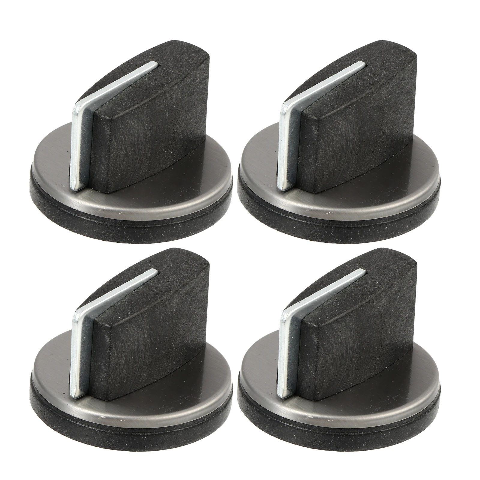 

4 pcs Gas Stove Knob Replacement Durable Plastic Construction Reliable Use Easy Install Stove Cooker Knobs Kitchen Bar