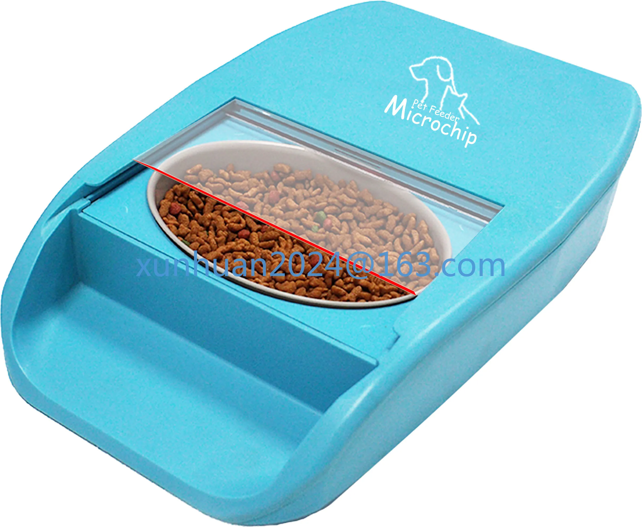 Automatic Cat Feeder Auto Cat Food Microchip Pet Feeder Wet and Dry Food Dispenser for Small Dogs with Microchip Sensing