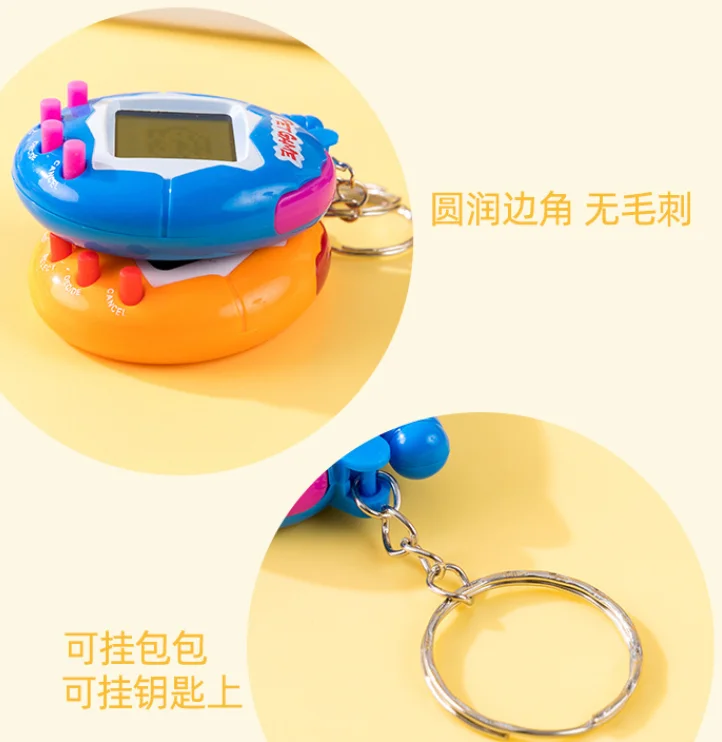 สัตว์เลี้ยงอิเล็กทรอนิกส์แบบใส 1 ชิ้น/2 ชิ้น ทามาก็อตจิ สัตว์เลี้ยงย้อนยุคในหนึ่งเดียว ของเล่นดิจิทัลเสมือนจริง สัตว์เลี้ยงย้อนยุคสุดฮา ของเล่นพิกเซลสุดสนุก