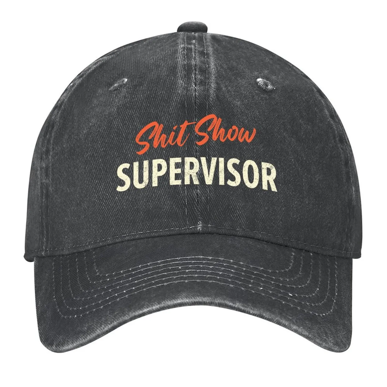

Offensive Adult Humor Shit Show Supervisor Baseball Cap Golf Hat Anime Hat Horse Hat Bobble Women's Men's