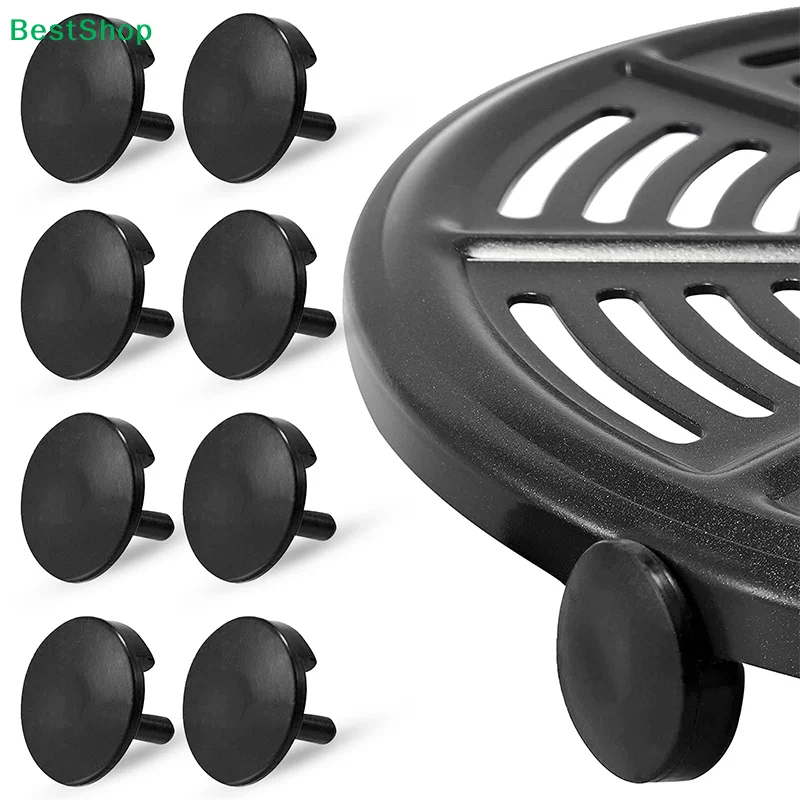★4Pcs Air Fryer Rubber Tips Replacement Cap Cover For Air Fryer Grill Pan Rubber Bumpers Kitchen Tools
