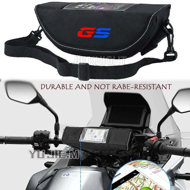 

For BMW R 1250 GS 40th Anniversary Logo Motorcycle accessory Waterproof And Dustproof Handlebar Storage Bag navigation bag