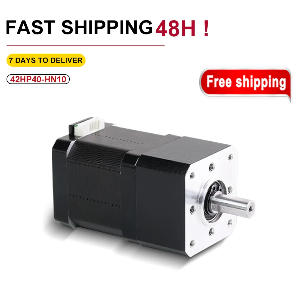 

42 Square Stepper Motor with Speed Reduction Gearbox 42HP40-HN10 Gear-Adjustable Speed Reversible Motor
