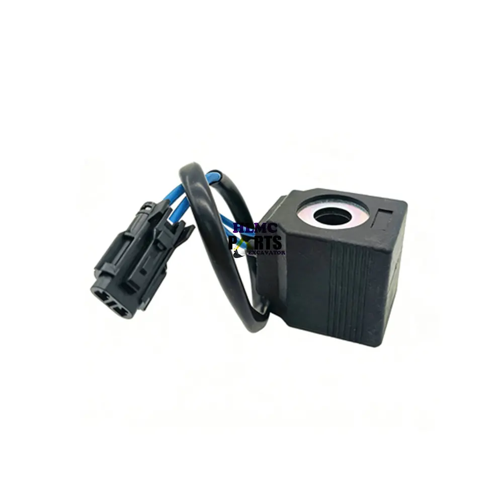 Construction Machinery Parts for Foton Lovol FR60 65 80 150 170 Pilot Rotary Solenoid Valve Wire