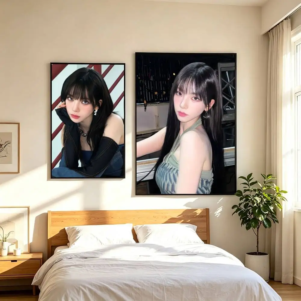 K-Karina Kpop Idol  Poster High Quality Dorm Living Room Aesthetic Wall Decoration Painting Stickers Gift