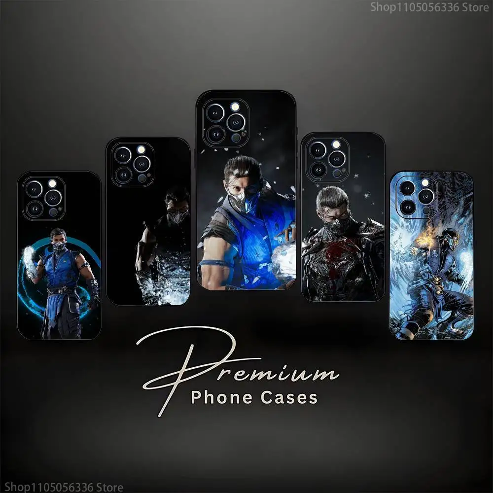 

Game M-MK Sub Z-Zero Phone Case For iPhone 16,15,14,13,12,11 Plus,Pro Max,XS,X,XR,SE,Mini,8,7,Soft Silicone Black Cover