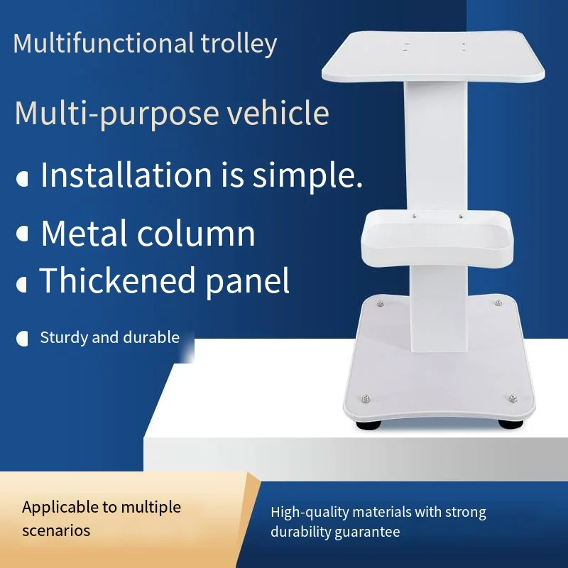 

Multi-Functional Mobile Trolley - Multifunctional Storage Cart with Wheels for Salon,Beauty Equipment, SPA & Home Use