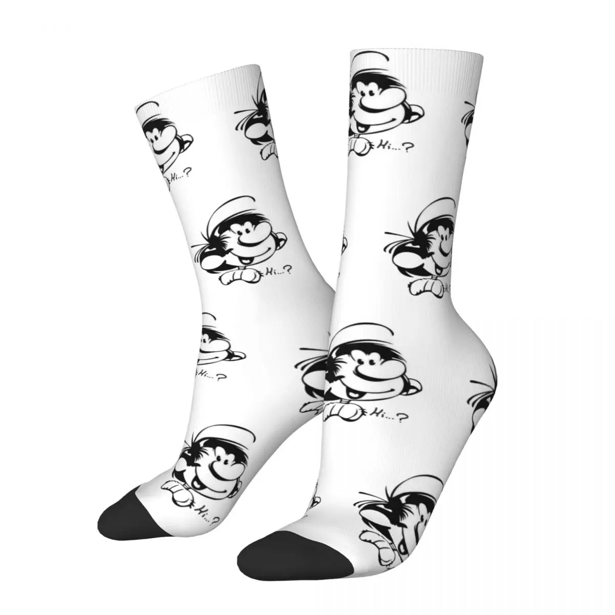 Gaston Stockings Film Cartoon Pattern Elegant Socks Spring Non Skid Socks Adults Men Outdoor Sports Quality Socks