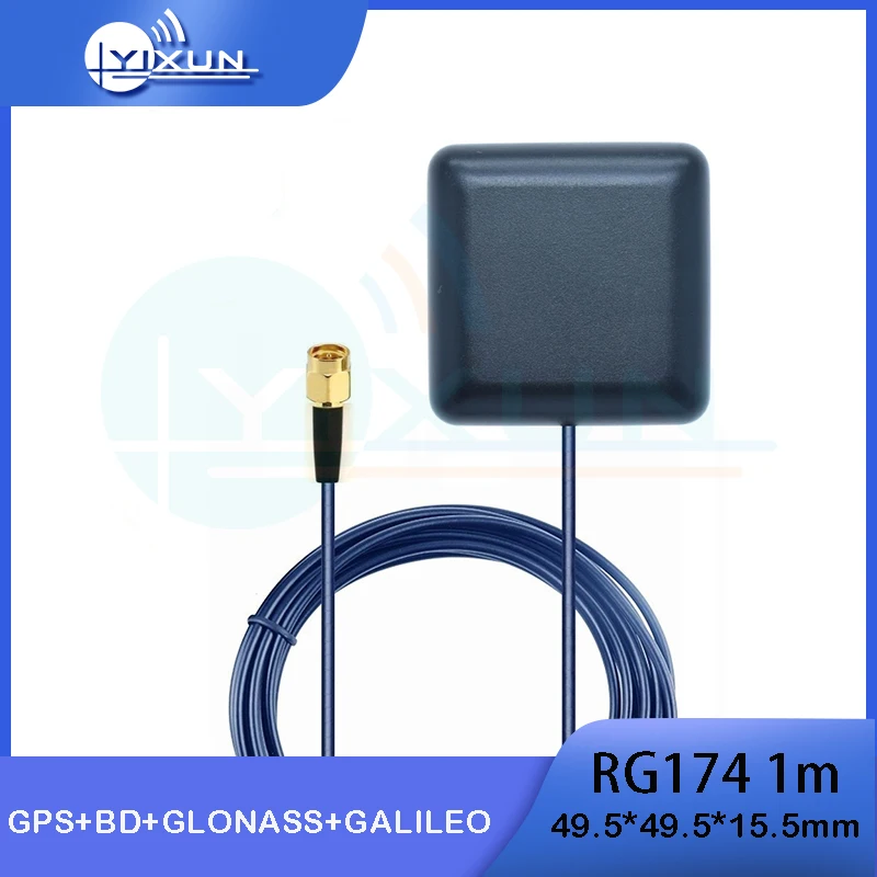 Antena GNSS GPS BD GLONASS L1 G1 B1, NEO-M8N de banda, ganancia de 42dbi, antena externa SMA TNC BNC MMCX MCX FAKRA conector