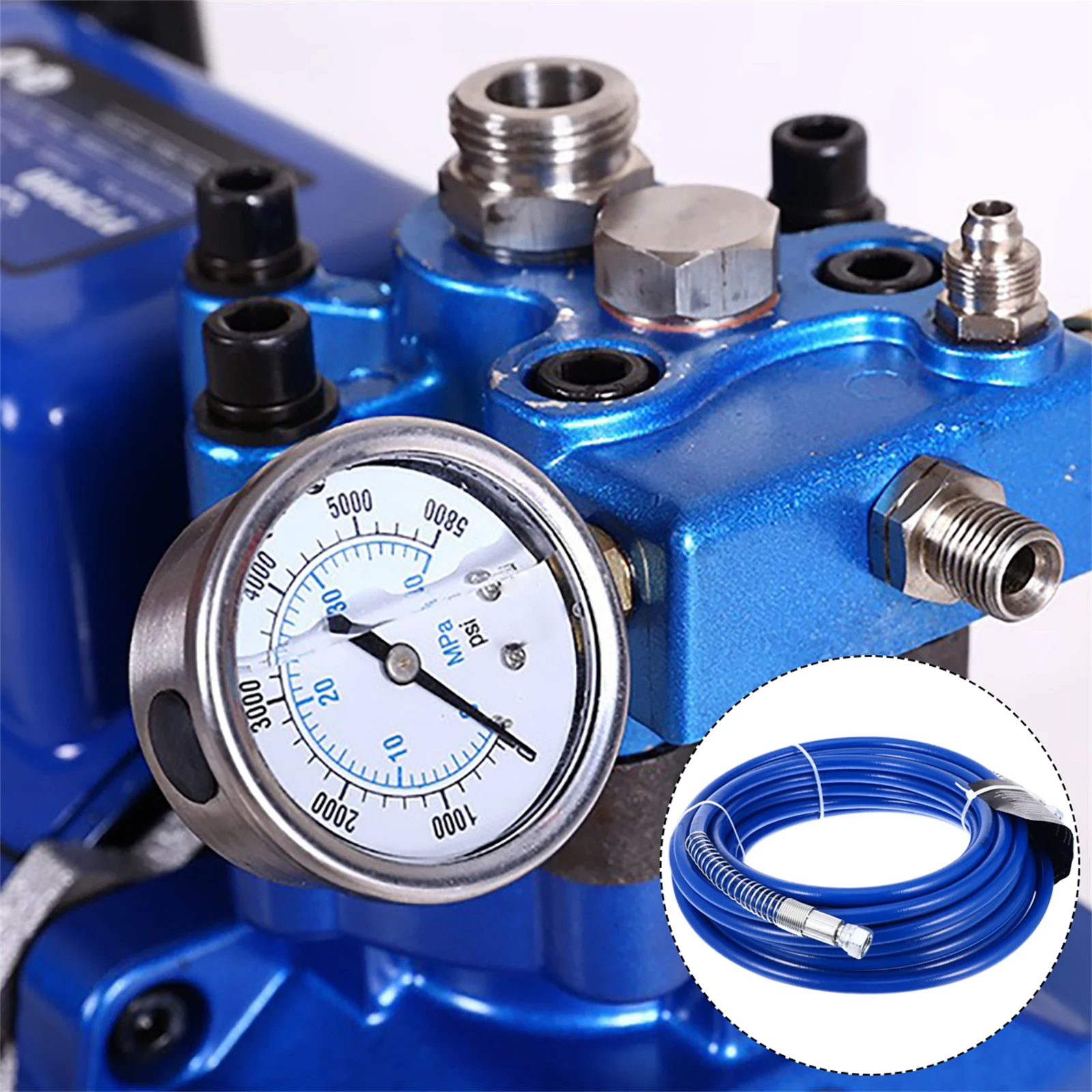 Pressure Pipe 3300Psi Airless Paint Hose 1 4 Inch Sprayer Paint Tube Superior Flexibility Small Volume Expansion