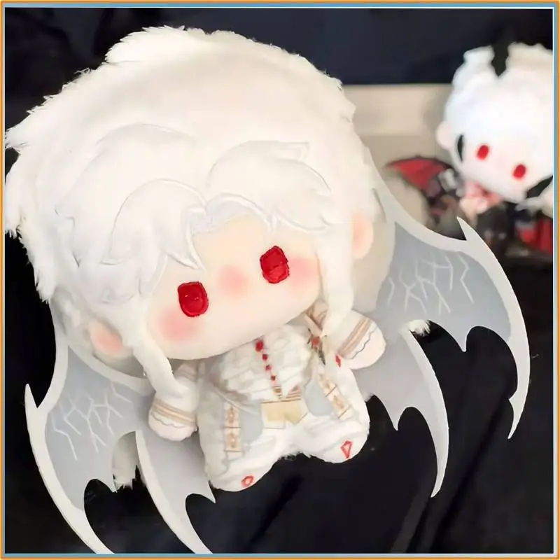 Love And Deepspace Fan Made Qin Che Silver Wing Devil Dragon 10cm Nunu Body Printed Plush Doll Collectible Pendant For Game Fans