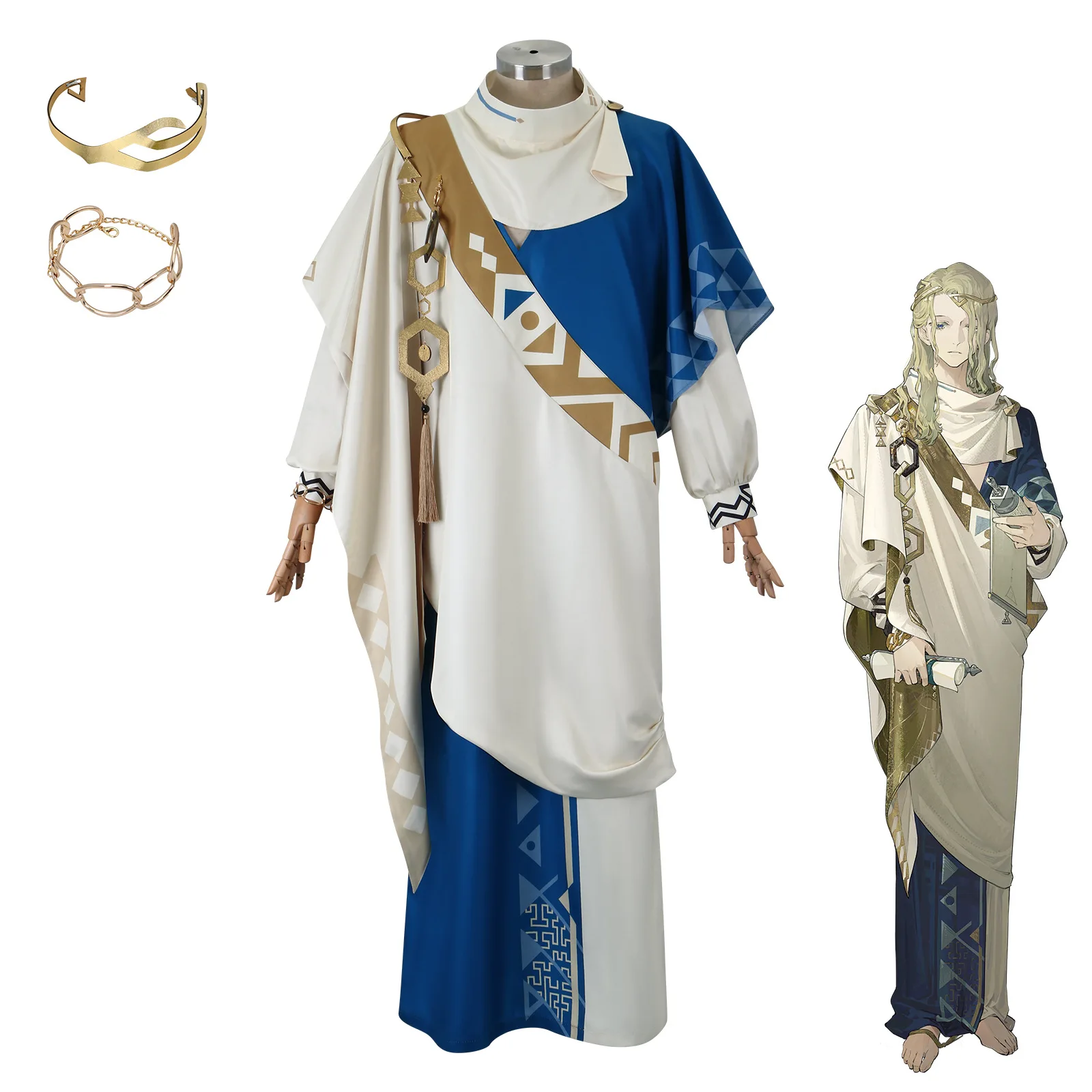 

Return To The Future 1999 Cosplay Costume, Prisoner Of Cave Two, Mystic, 37, 6, Cave Two Character Role-playing,