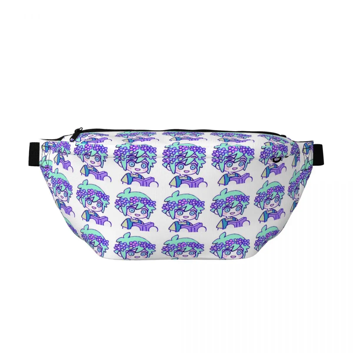 

Сумка-бананка через плечо с милым принтом Базили Омори, унисекс, регулируемая поясная сумка для путешествий, бега, хранения денег и телефона, нагрудная сумка