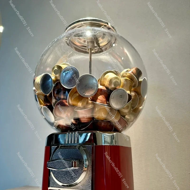 Coffee Capsule Gumball Machine, Retro  Dispenser Organizer, Coffee Pod  Decor Storage Display