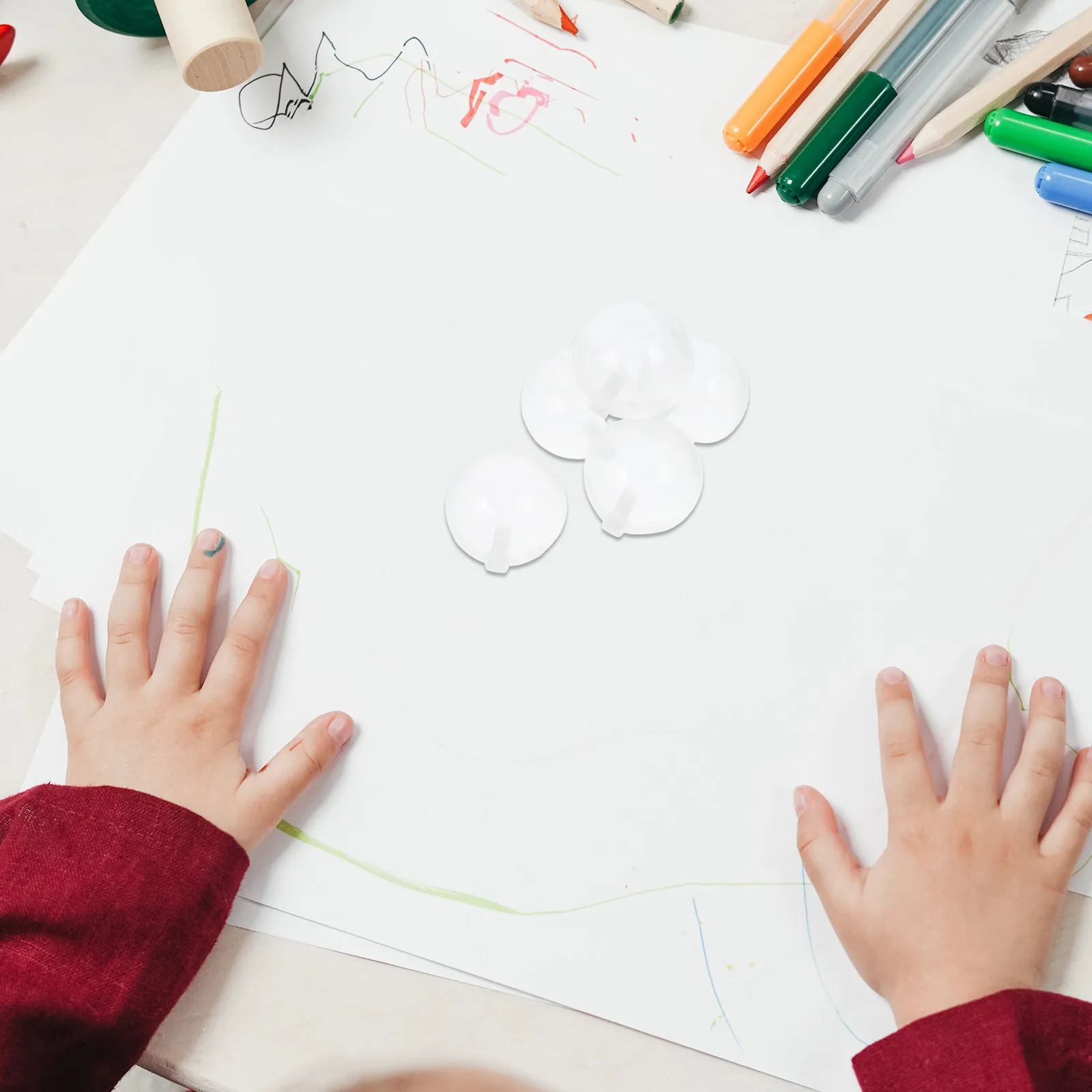 

5Pcs Airbag Squeakers Multi-Function Replaceable Insert Sound Parts for Dog and DIY Pet Crafts Plastic Squeaker Accessories