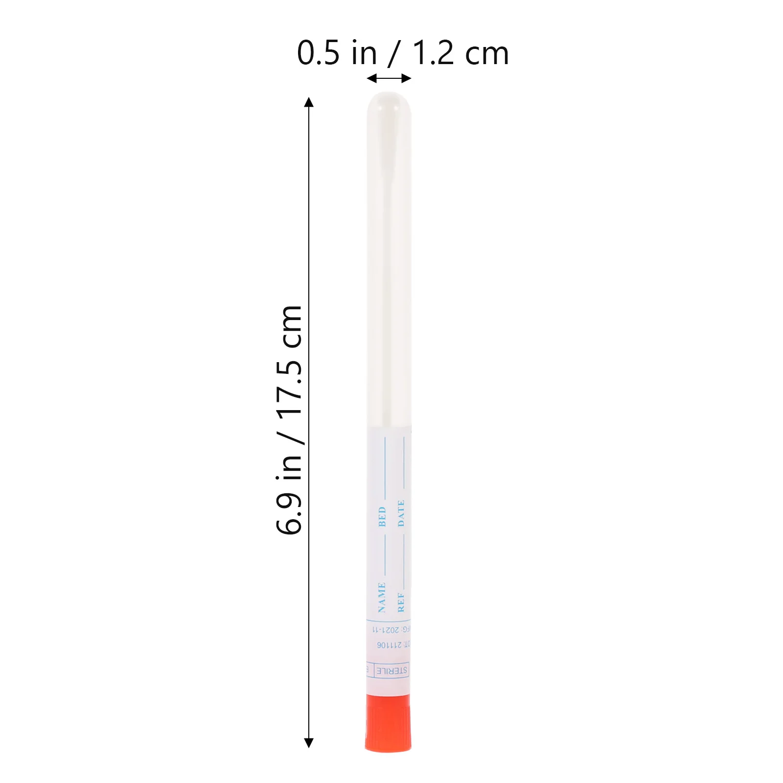 50 مجموعة من مسحات فارينكس الاحترافية، مسحات الفم القابل للتصرف لأخذ عينات الحلق في المستشفى، توريد الاختبار الطبي المحمول