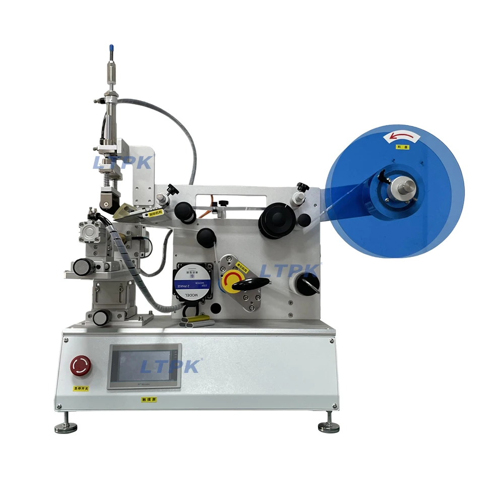 Semi-automatic High Speed Desktop Rotary  Muti-angle Plastic Fat Round Plastic Glass Self Adhesive  Bottle Labeling Machine