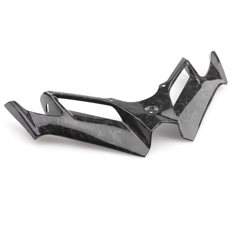 Suitable for KTM RC390 Shark Fin Modified Beak Winglet Front Lower Lip Aftermarket Racing Motorcycle Accessories in Black