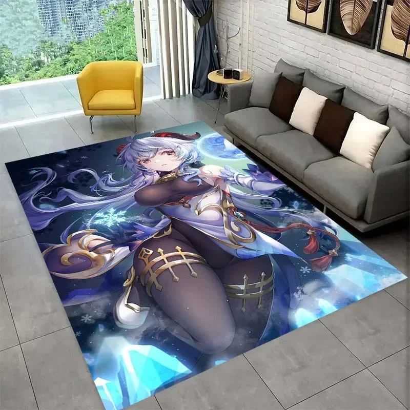 Hatsune Miku, cartoon carpet Picnic rug living room bedroom home decor kids room baby pad bathroom kitchen carpet birthday gift