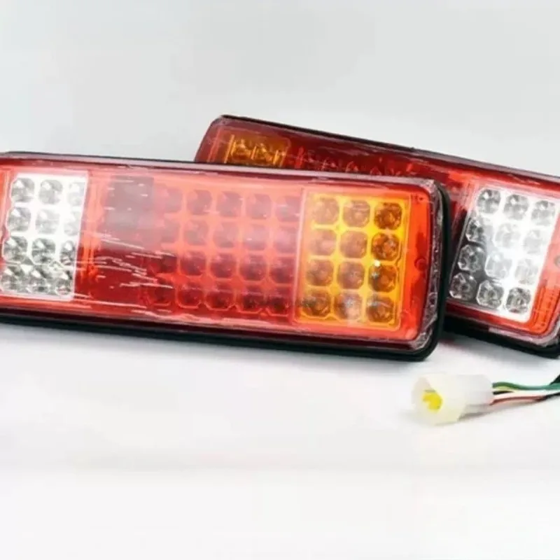 Waterproof LED Tail Light 12V 24V For Wheat Corn Combine Harvester, Farm Machine Rear Brake Turn Signal Lamp