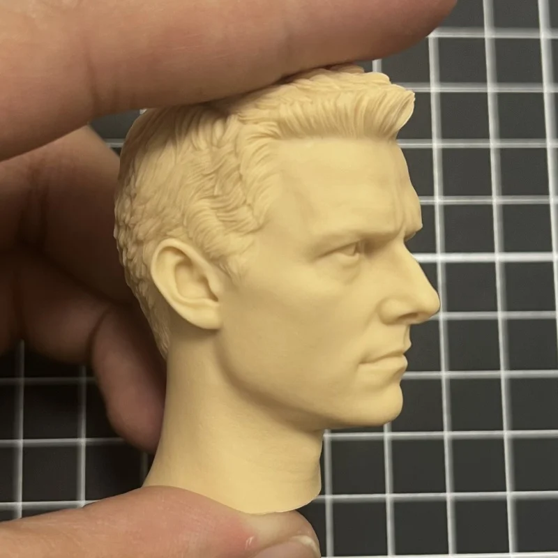 Cabeça de resina fundida 1/6 esculpida em cabeça sem cor (adequada para bonecas de 12 polegadas) conjunto de modelo