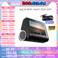 70mai Dash Cam 4K A800SE UHD Support Dual-Channel 24H Parking HDR Supercapacitor Wifi 6 Voice Control Upgraded of 70mai A800S