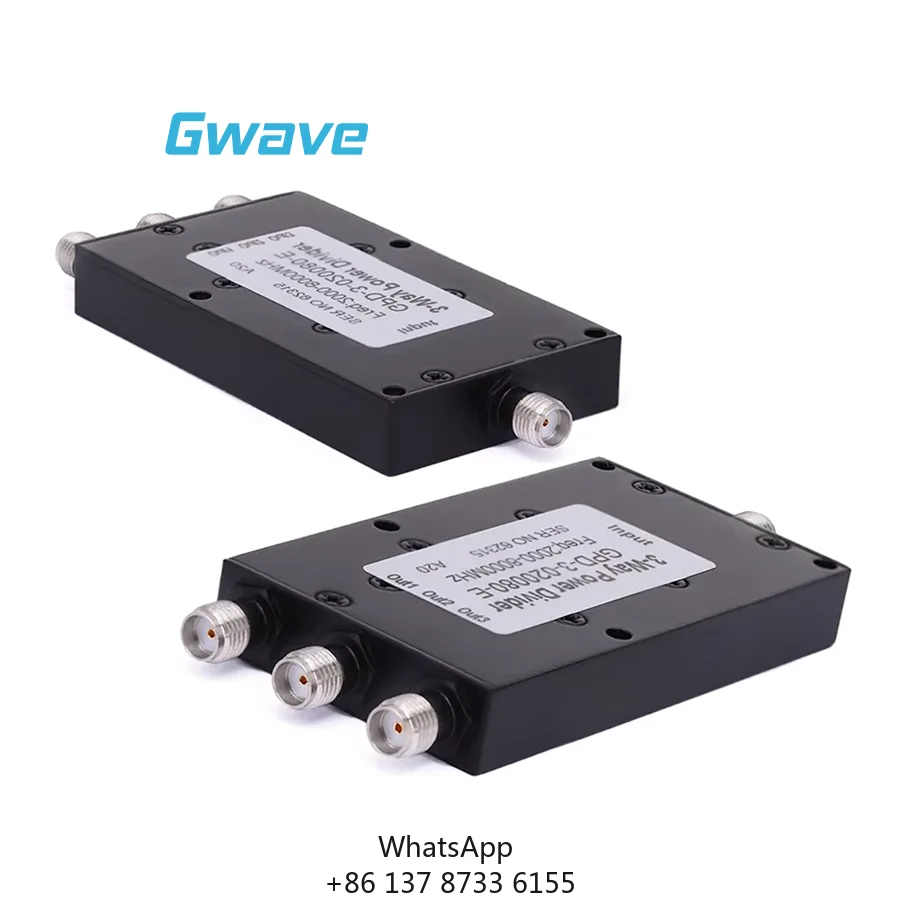 20 Watts 3-Way For SMA Power Divider Telecom Parts From 2 GHz To 8 GHz