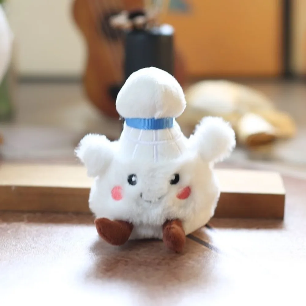 Jouets créatifs en peluche de Tennis, Badminton, Baseball, avec pieds, visage souriant, Expression, porte-clés, pendentif de type balle, cadeaux d'anniversaire