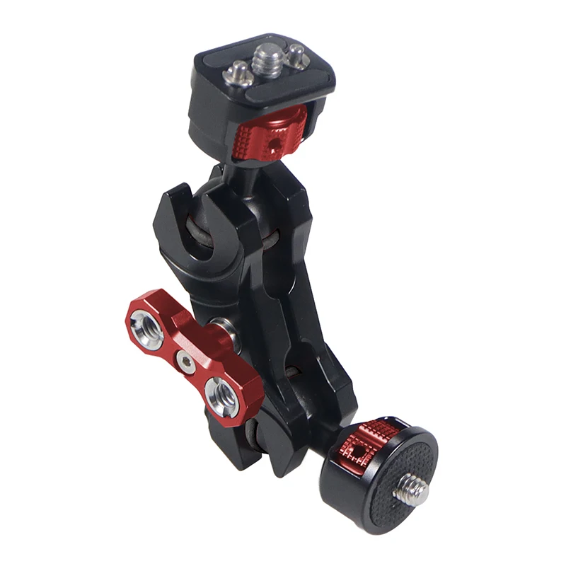 Doppelte Kugelköpfe Magic Arm 1/4'' 3/8'' Schraube für DSLR Kamera Monitor Mikrofon Video Licht Super Clamp Kamera Käfig Halterung – Detail 22