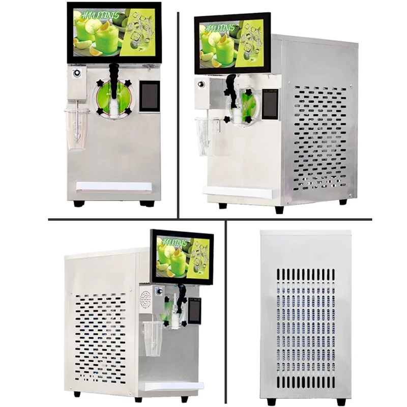 상업용 과일 주스 아이스크림 기계 초콜릿 아이스크림 기계 다기능 스노우 머드 기계