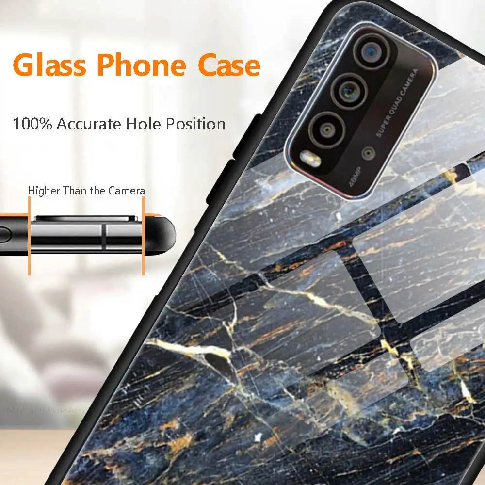 For Xiaomi Redmi 9T 9A 9 9C Fundas Tempered Glass Phone Case For Redmi 9 A C T Note 8 8T 9 10 10X Pro 10s 4G 5G Case Cover Coque