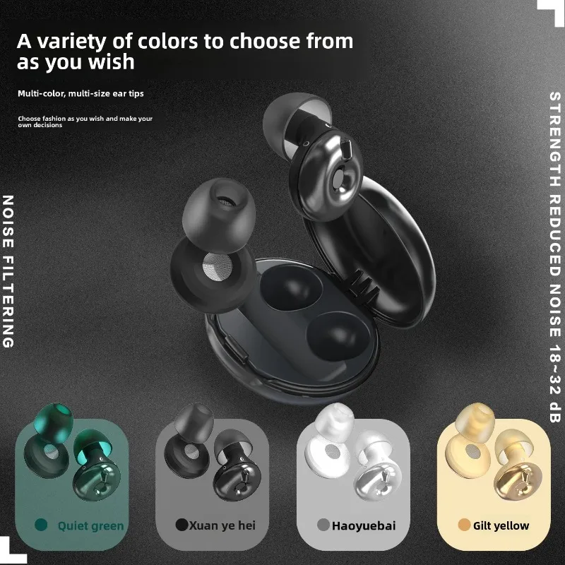 

Soft Adjustable Anti-noise Sound Reduction Earplugs Ideal for Sleep Learning Outdoor Use Specially Designed for Small Ear Canals