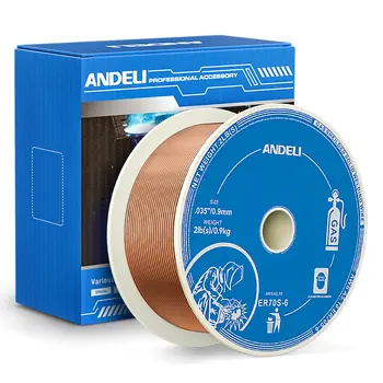 ANDELI 1KG MIG焊絲 ER70S-6 0.8/0.9mm 碳鋼氣護實焊絲,適用於MIG焊接機 10 最佳銷售 熔焊絲 - №5