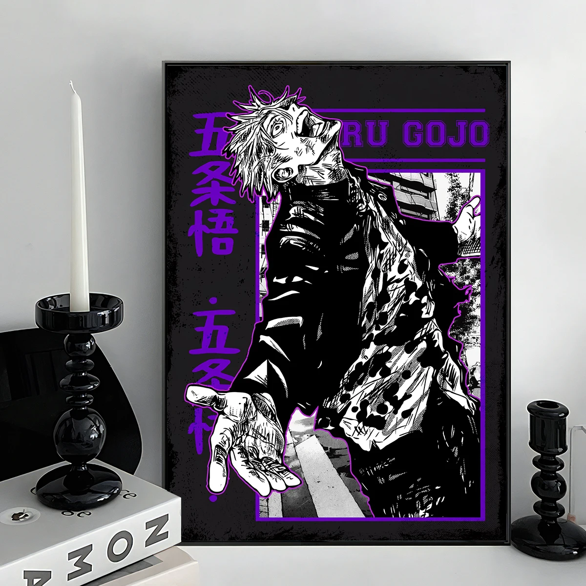 Jujutsu Kaisen Anime Wall Art Prints Poster Gojo Satoru Fujiwara Megumi Itadori Yuji Canvas Painting Home Decor Poster Fans Gift