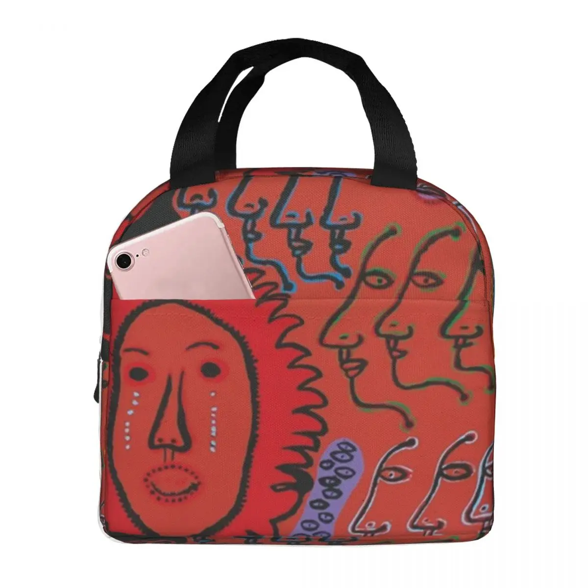 Yayoi Kusama Lunch Bag Women Thermal Cooler Insulated Lunch Boxes for School