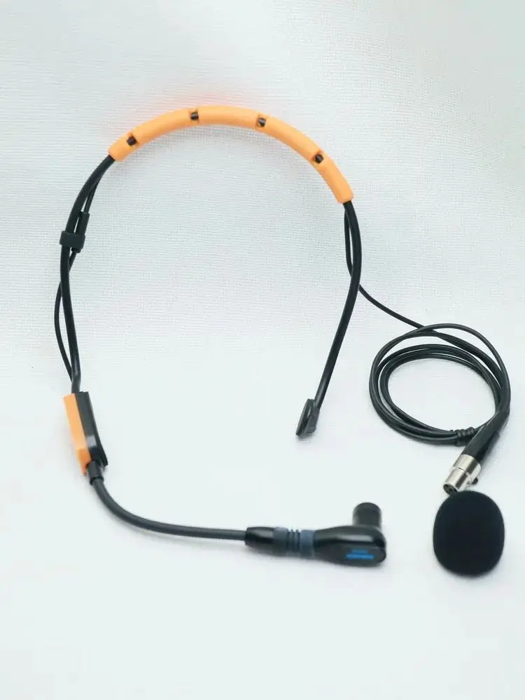 

SM35 Cardioid Headset Headworn Condenser Microphone for Shure QLX GLX BLX Wireless BeltPack Systems with 4Pin TA4F Connector