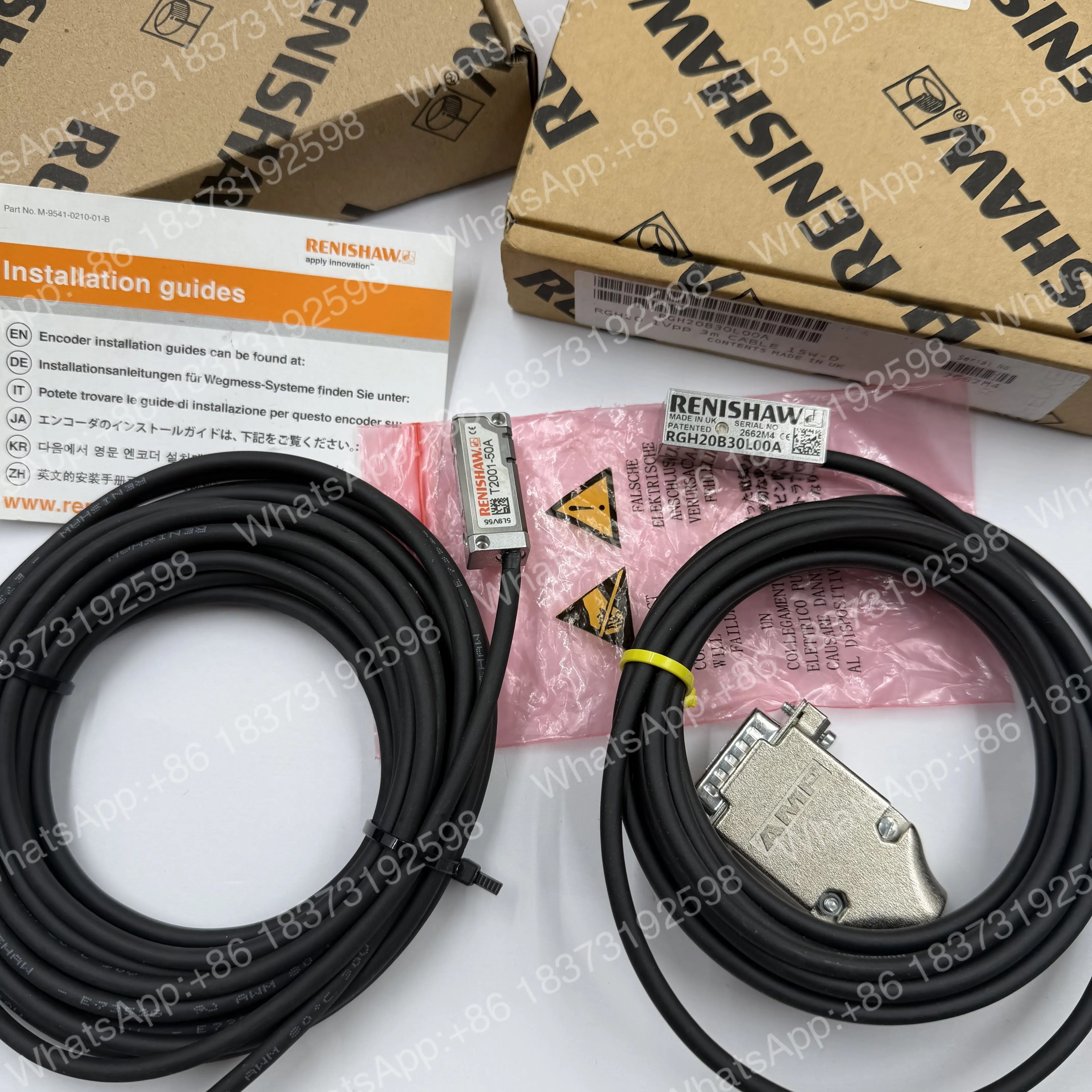 Декодеры-энкодеры RENISHAW (считывающие головки) RGH20B30L00A RGH20B30F00A RGH20B50L00A RGH20B50F00A RGH24B30F00A RGH24Z30D00A