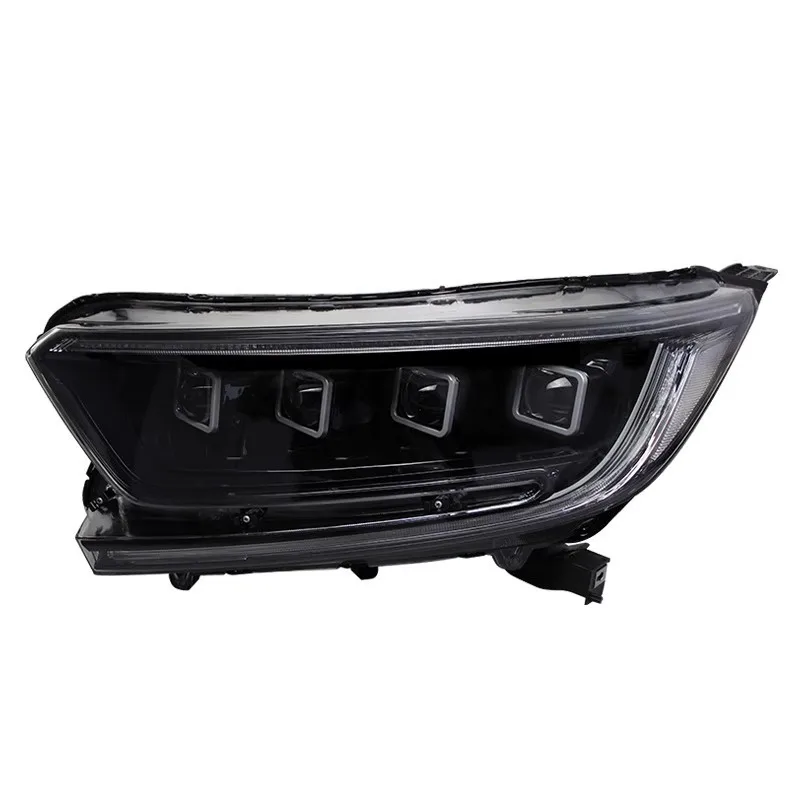 Suitable For 17-20 Honda's New CRV Headlight Assembly, A Pair Of Modified LED Lenses, Daytime Running Lights, Streamer