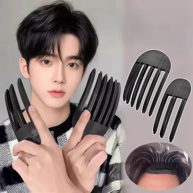 رقيق دبوس الشعر الشباك الانفجارات مقاطع جذور الشعر تكثيف مقاطع الشعر النساء الشباك شكل ثابت مقاطع موضة حجم بكرة الشعر #4