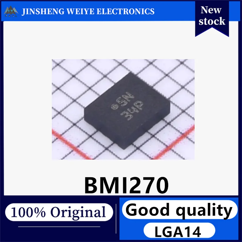 (1/10 piece) Genuine BMI270 SN LGA-14 6-axis intelligent low-power inertial measurement unit sensor in stock.
