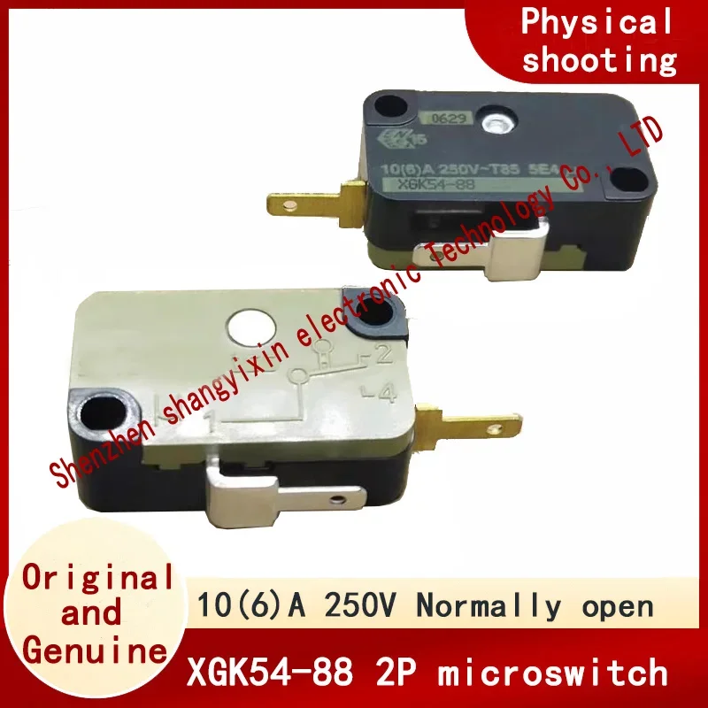 Original micro switch XGK54-88 normally open two-pin travel limit switch 10(6)A 250V